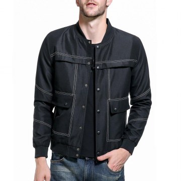 2017 Autumn And Winter New Men Denim Jacket Men Fashion Multi-pocket Tooling Denim Jacket