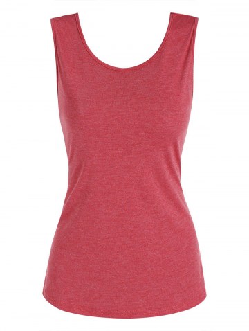Backless Solid Tank Top